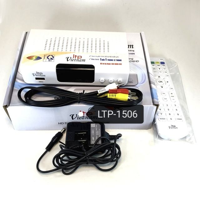 Đầu thu DVB-T2 chính hãng LtpVietnam model LTP-1306/ LTP-1406/ LTP-1506 .Đầu thu DVBT2 Rẻ nhất Shopee