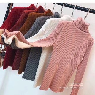 áo len cổ lọ
free size ai cũng mặc được