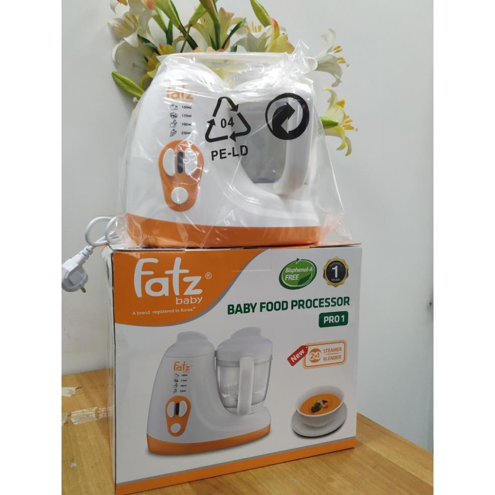 [Mã MKBC13 giảm 80k đơn 1 triệu] Máy chế biến thức ăn dặm Pro (Máy xay hấp) Fatz Baby FB9615SL/FB9619SL/FB9620SL