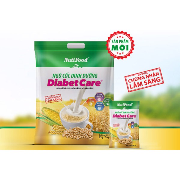 Ngũ cốc dinh dưỡng Diabetcare cho người tiểu đường(25g-16 gói)