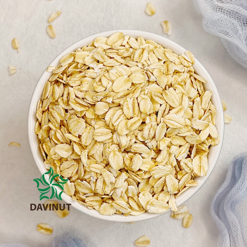 Ngũ cốc yến mạch ăn kiêng Úc 1kg Davinut nguyên cám siêu tiết kiệm, yen mach oats ăn sáng nguyên chất