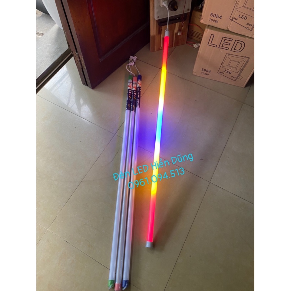 ĐÈN TUÝP NGOÀI TRỜI T8 NHIỀU MÀU CHUYÊN DECOR QUÁN CAFE, BẢR, BEER CLUB - TUÝP NEON 220V CÓ SẴN PHÍCH CẮM ĐIỆN TRỰC TIẾP