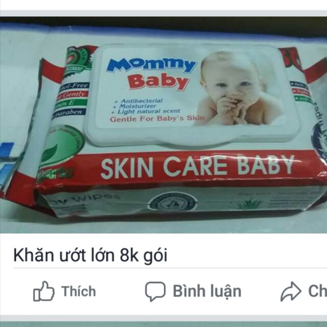 Combo 10 Khăn ướt Mummy Baby 80gr
