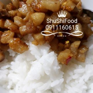 Tóp mỡ cháy mắm tỏi