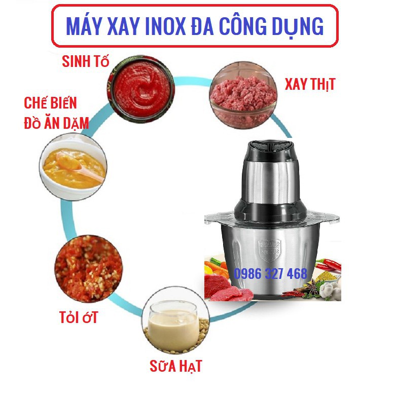 [ BH 1 Đổi 1] Máy Xay Sinh Tố, Máy Xay Thịt Đa Năng OSAKA- Xay Sinh Tố, Xay Thịt, Cá, Rau Củ Quả