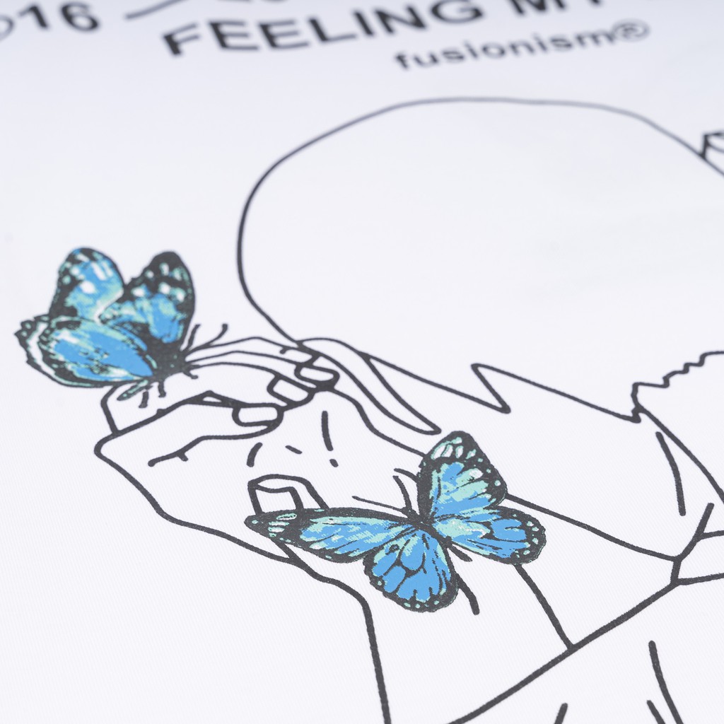 Tee Butterfly Trắng | BigBuy360 - bigbuy360.vn