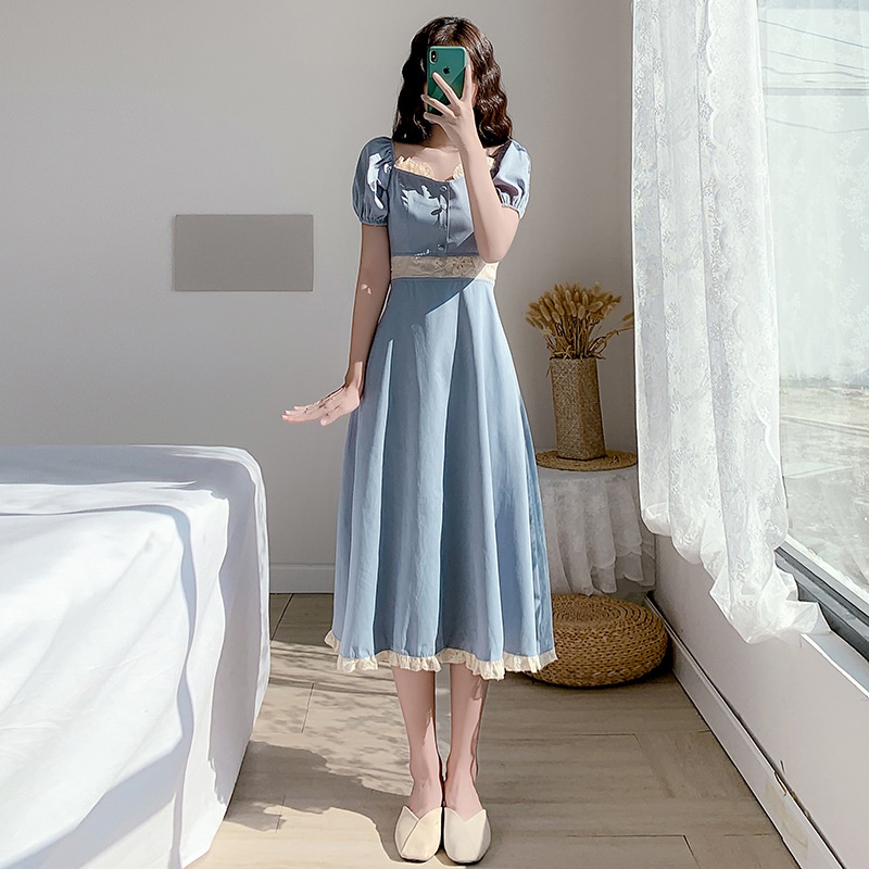 Đầm dài NRVP phong cách Pháp thời trang cho nữ