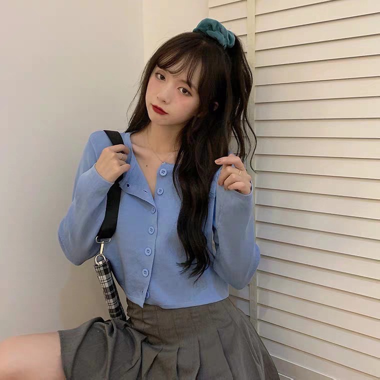 Áo Nữ Kiểu - Áo Croptop Yan Tay Dài Siêu Xinh - Thời Trang Nữ AnAn - CRT1 | BigBuy360 - bigbuy360.vn