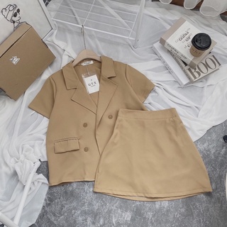 set áo blazer