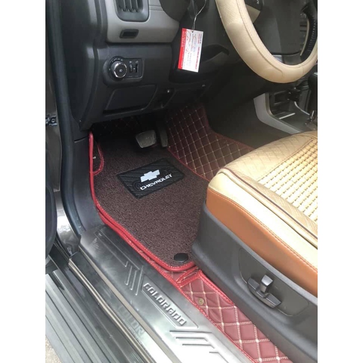 Thảm Lót Sàn Ô Tô Da Pu Cao Cấp Cho Chevrolet Colorado