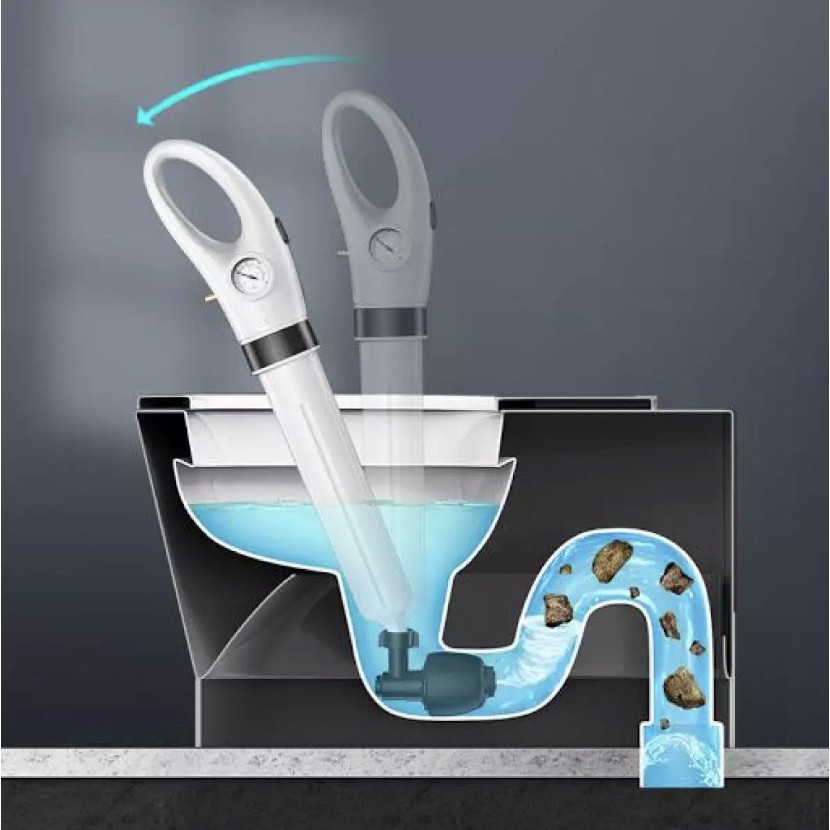 [FREESHIP] Súng Thông Tắc Bồn Cầu, Chậu Rửa Bát, Bồn Tắm.