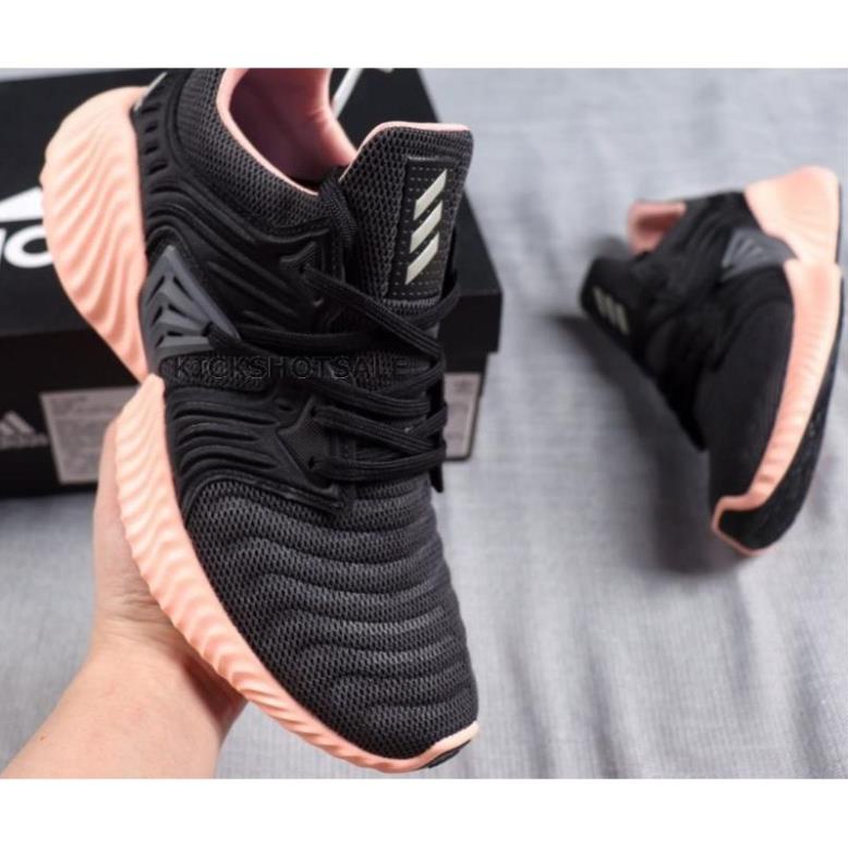 Giày Adidas Alphabounce - F33937 - đen đế hồng 🐸