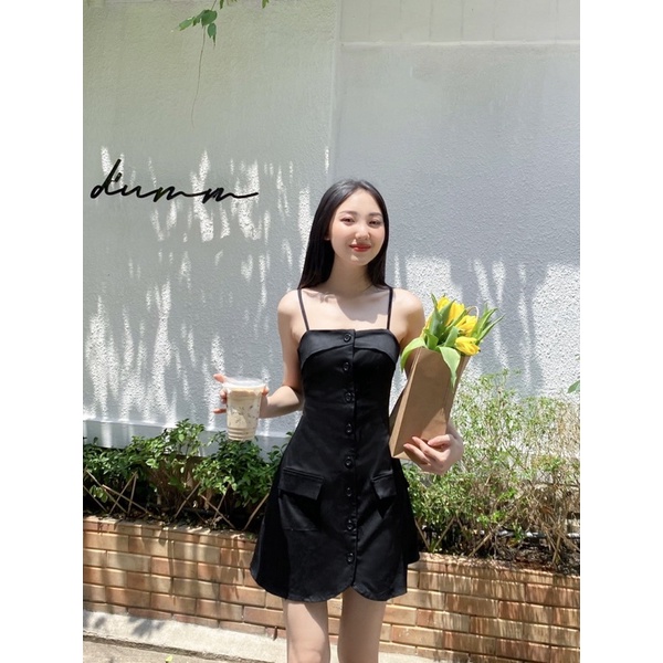 Beachclub-đầm kaki 2 dây