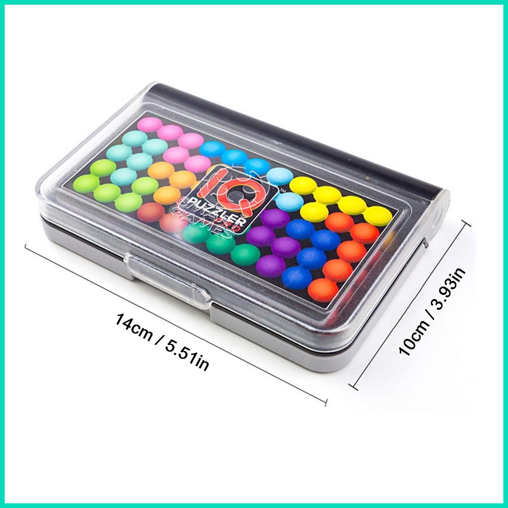 Bộ Trò Chơi Giải Đố Hạt 3D Thông Minh Thử Thách IQ 120 Trò Chơi