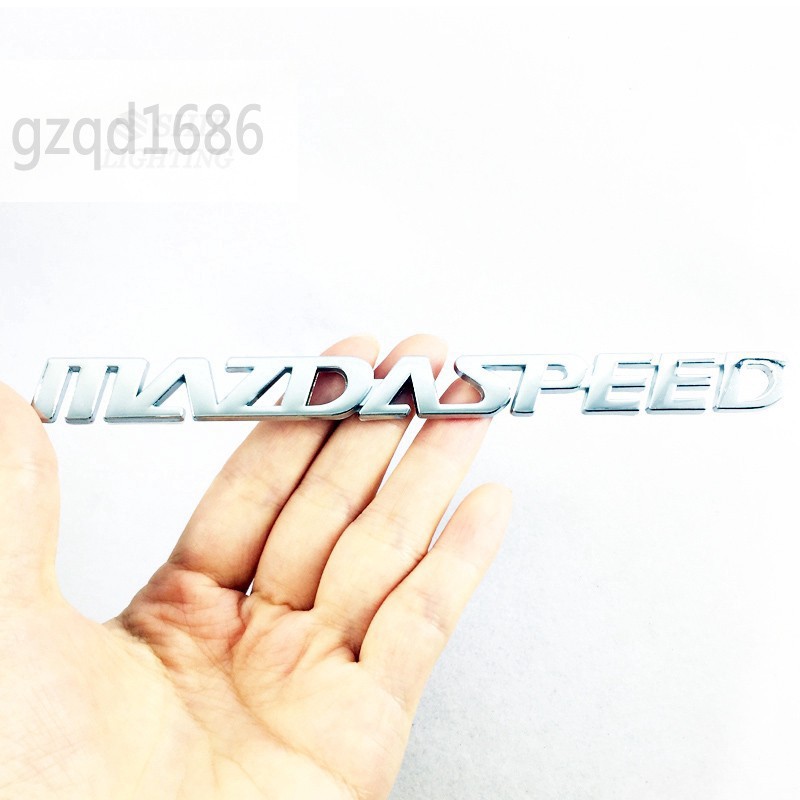 Logo kim loại dùng để trang trí xe hơi Mazda cao cấp