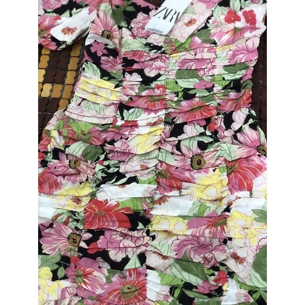 Đầm hoa Zara auth newtag