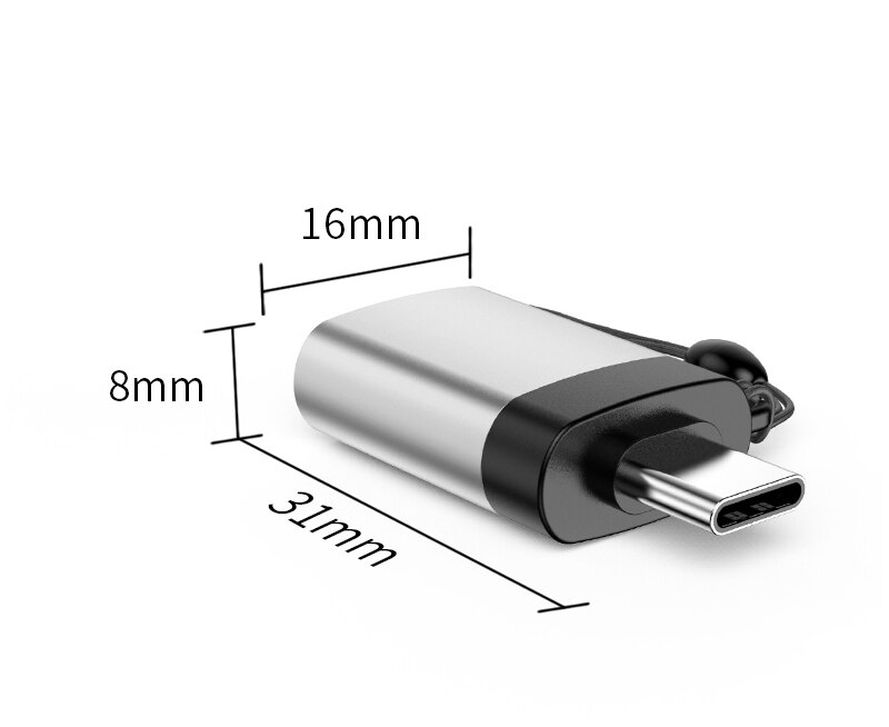 Cáp chuyển đổi LUSHUO USB C OTG Type C sang USB 3.0 Mini USB Type-C | BigBuy360 - bigbuy360.vn