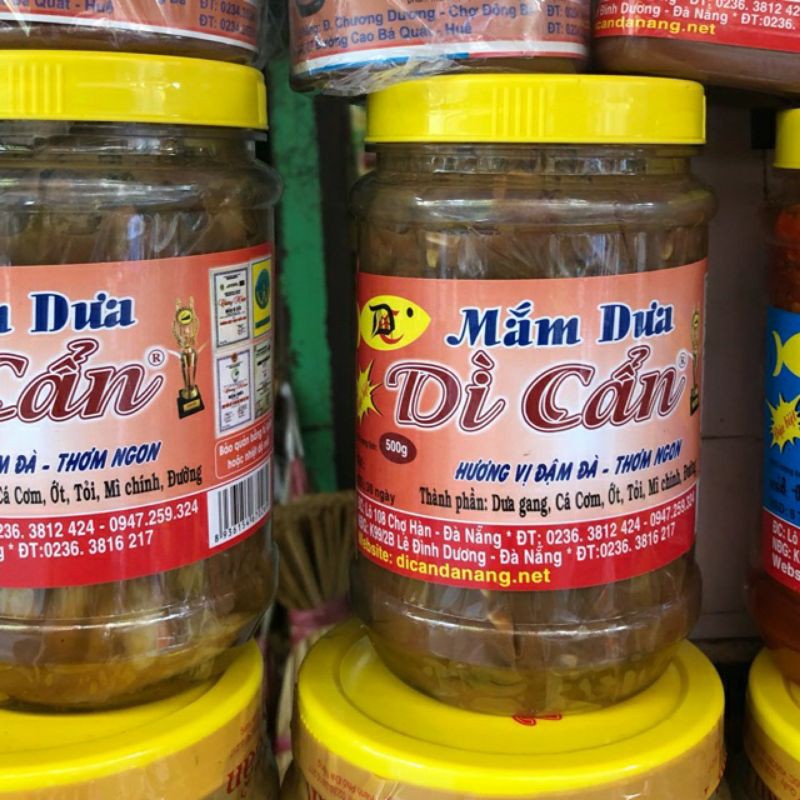 Mắm dưa cà dì cẩn