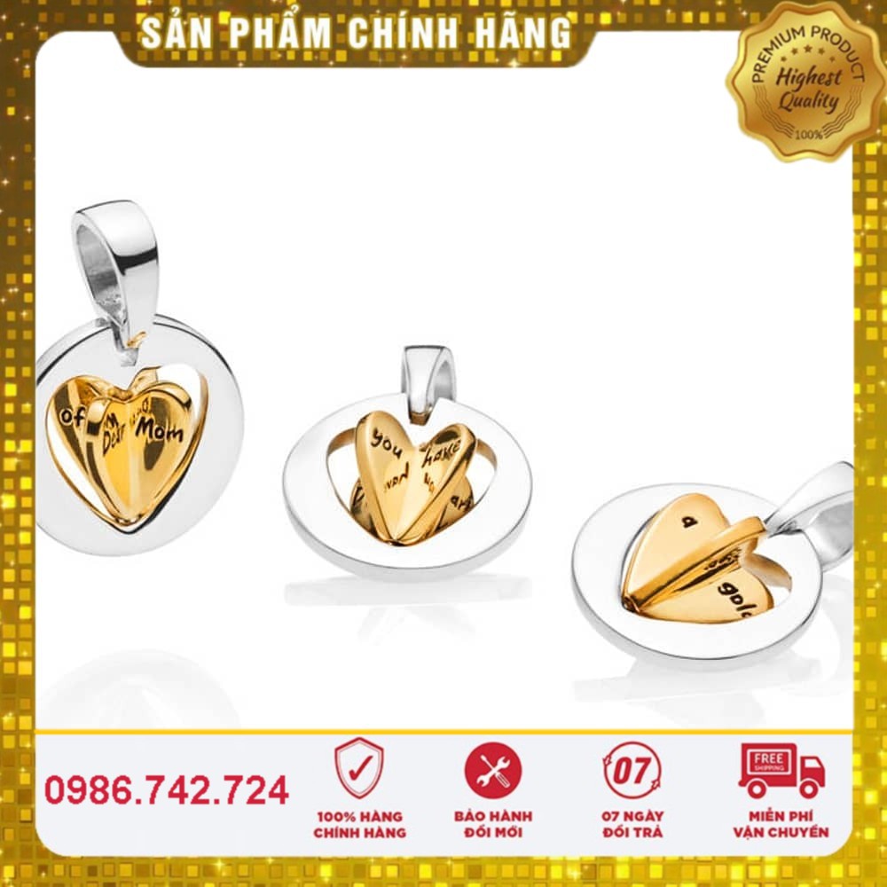 Charm bạc Pan chuẩn bạc S925 ALE Cao Cấp - Charm Bạc S925 ALE thích hợp để mix cho vòng bạc Pan - Mã sản phẩm DNJ120