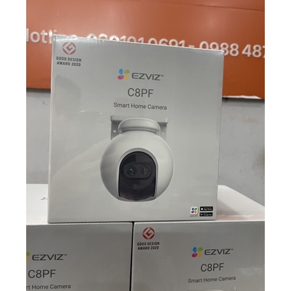 Camera IP Wifi Ezviz Xoay 360 ngoài trời C8PF 2M 1080P, ống kính kép Zoom 8X, còi hú, Đàm thoại 2 chiều - Chính hãng