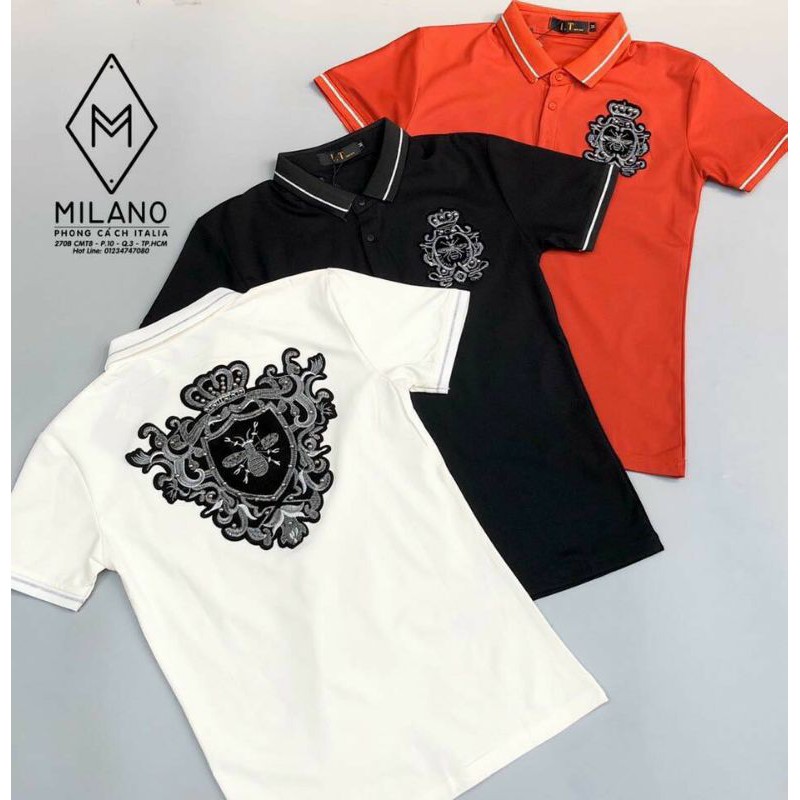 Áo thun Nam có cổ chất liệu vải Cotton cực kì thoáng mát hợp với giới trẻ
