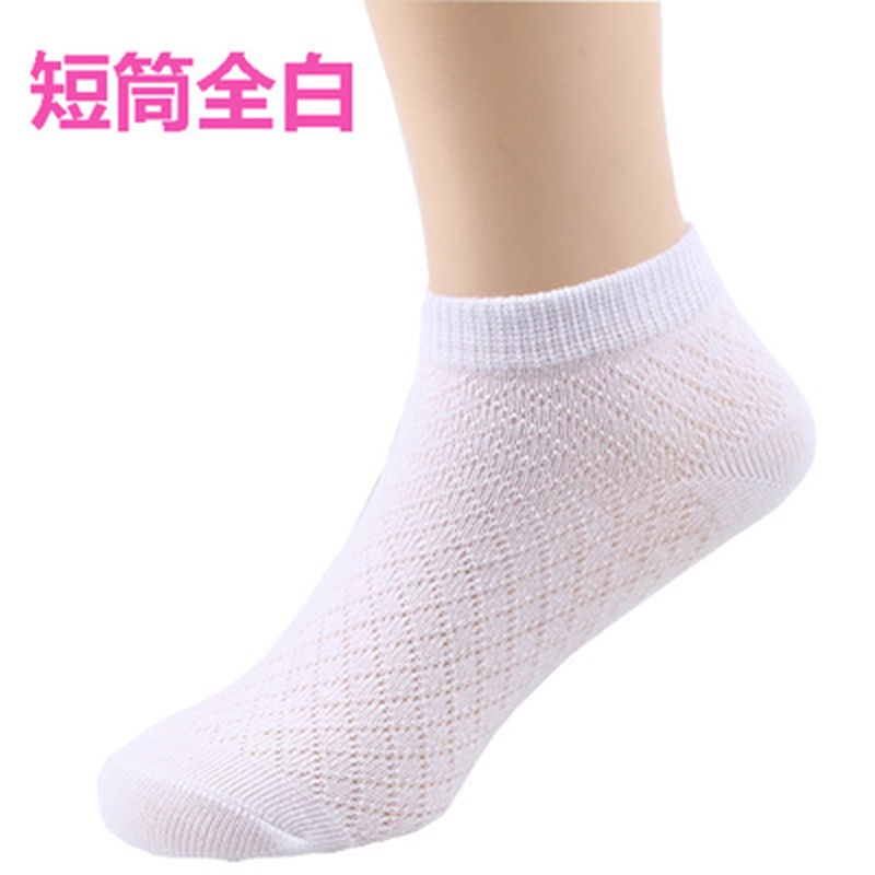 Vớ Cotton Mỏng Cổ Vừa Thoáng Khí Mềm Mại Phong Cách Mùa Hè Mới Cho Bé Trai Và Gái