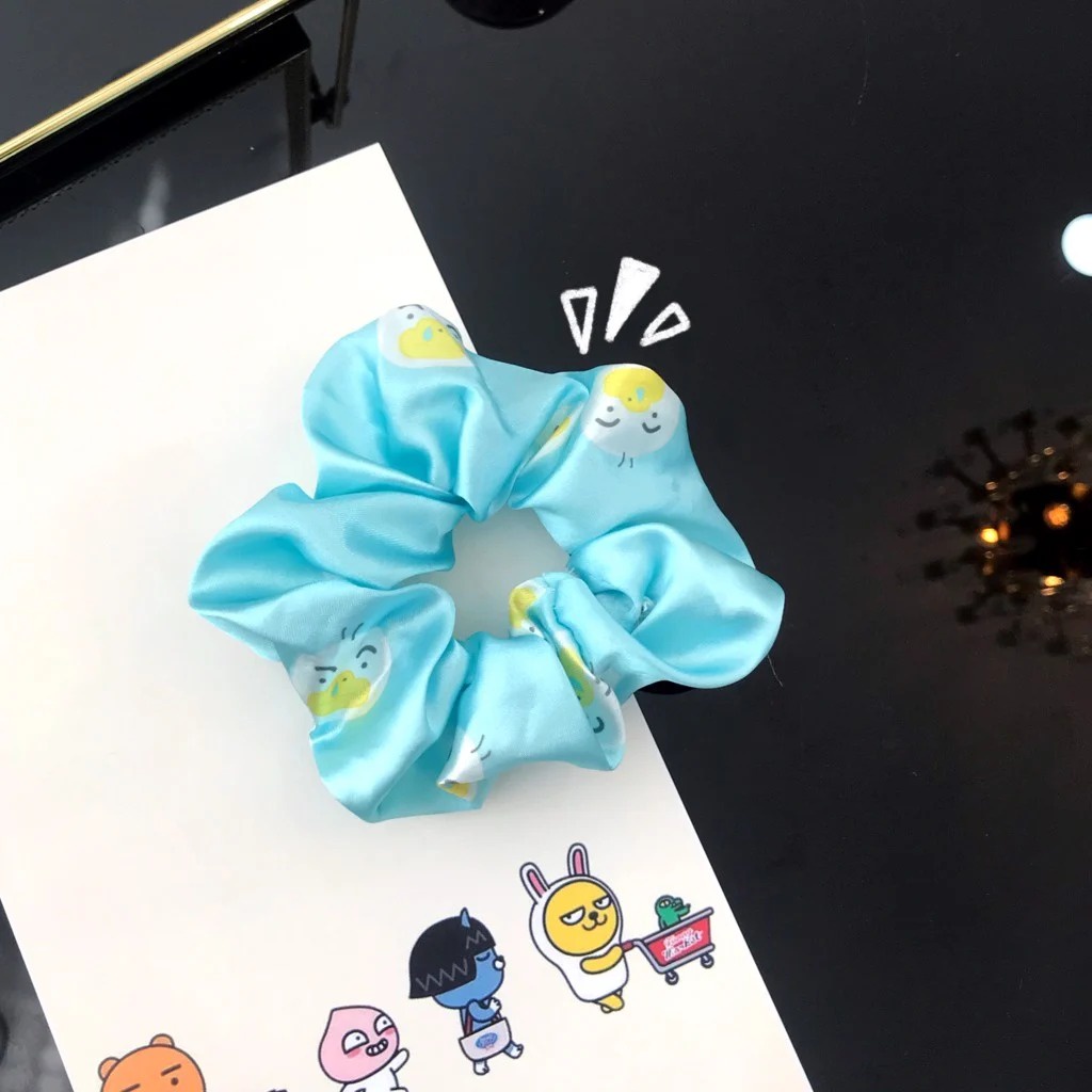 Scrunchies Kakao Talk cột tóc hình Apeach Ryan Tube Muzi buột tóc