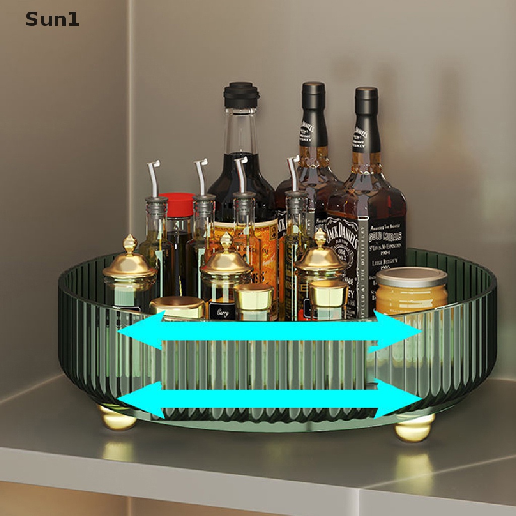 Kệ Đựng Gia Vị Trong Suốt Có Thể Xoay Được Tiện Lợi 1 &gt;