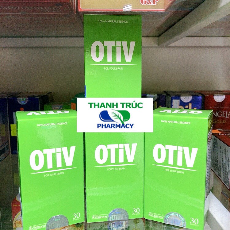 Viên uống OTIV bổ não, tăng cường máu lưu thông (Chai 15 viên, 30 viên)