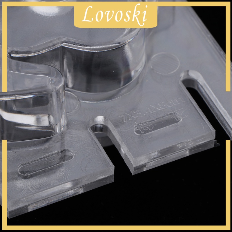 Khuôn Nhựa Làm Nến Xà Phòng Hình Bông Hoa Diy