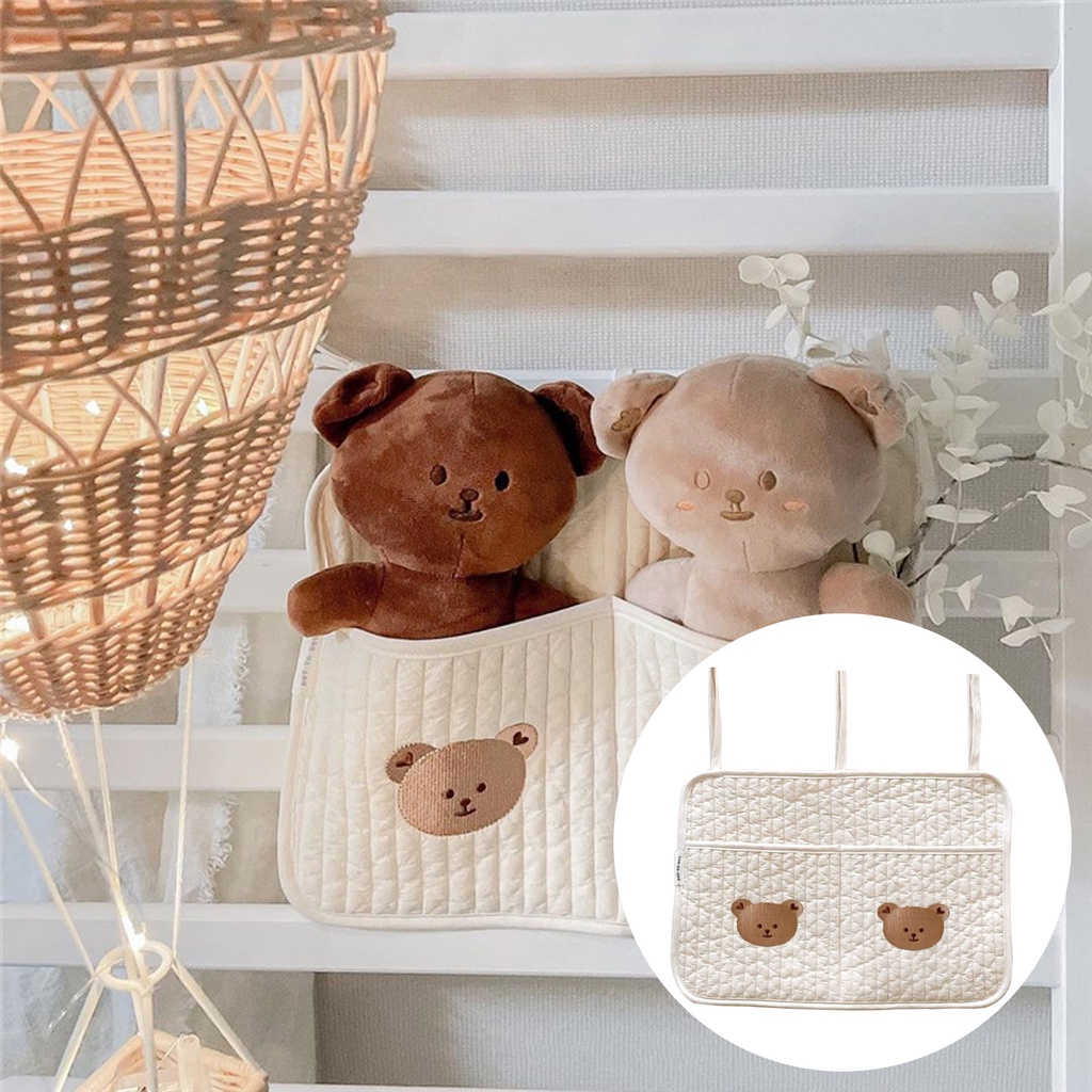Túi Đựng Tã Lót / Đồ Dùng Em Bé Treo Giường Tiện Dụng 1 #