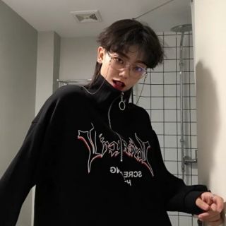 Áo Sweater phối Zip