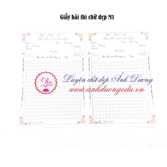 50 tờ giấy bài thi Ánh Dương