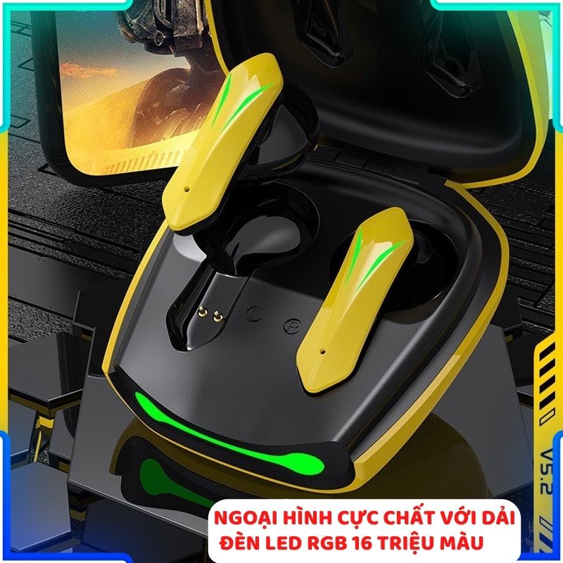 Tai Nghe Bluetooth Gaming 5.2 Tai Nghe Không Dây K98 Plus Âm Trầm Đầy Đủ Loại Bỏ Tiếng Ồn HiFi Stereo