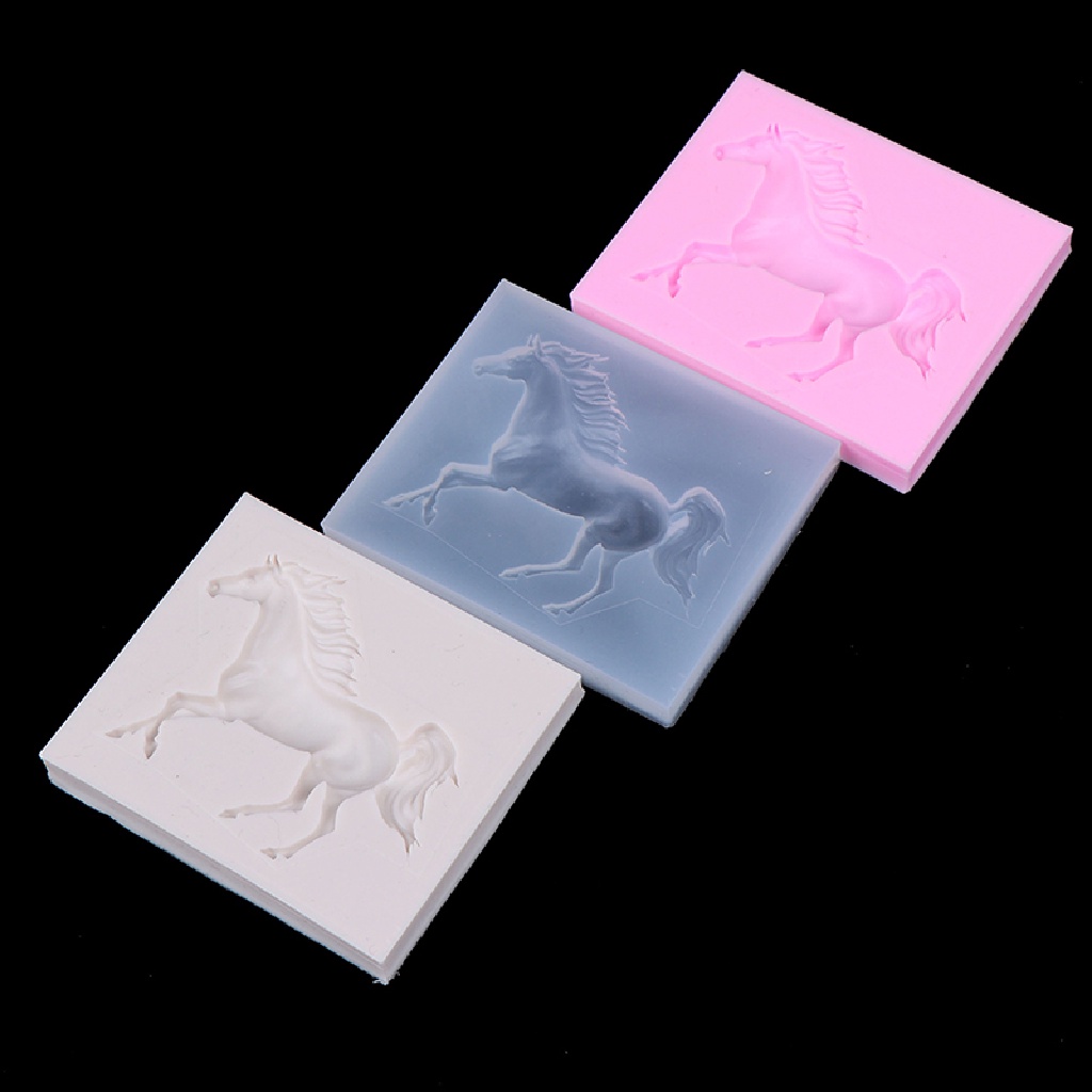 Khuôn Silicone Làm Bánh Hình Ngựa Một Sừng / Kẹo / Sô Cô La / Đường