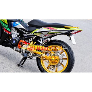 Tem Trùm Winner Xanh Trắng BMW