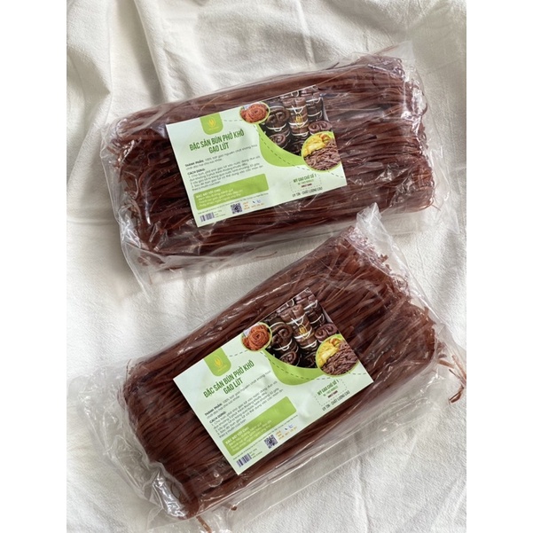 Phở gạo lứt giảm cân gói 500g không phẩm màu an toàn cho sức khoẻ đặc sản Bắc Giang