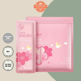 Bịch 15 Miếng Mặt Nạ Ngủ Hoa Anh Đào Sakura Laikou Chính Hãng