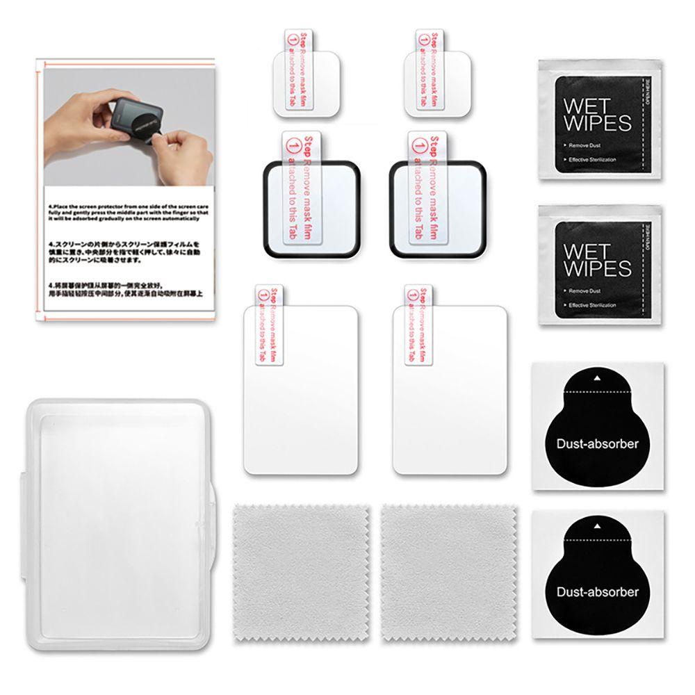 BEBETTERM 1 / 2 Bộ Film Dán Bảo Vệ Màn Hình Máy Ảnh GoPro Hero 10 9 Đen