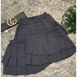 chân váy tầng xếp ly