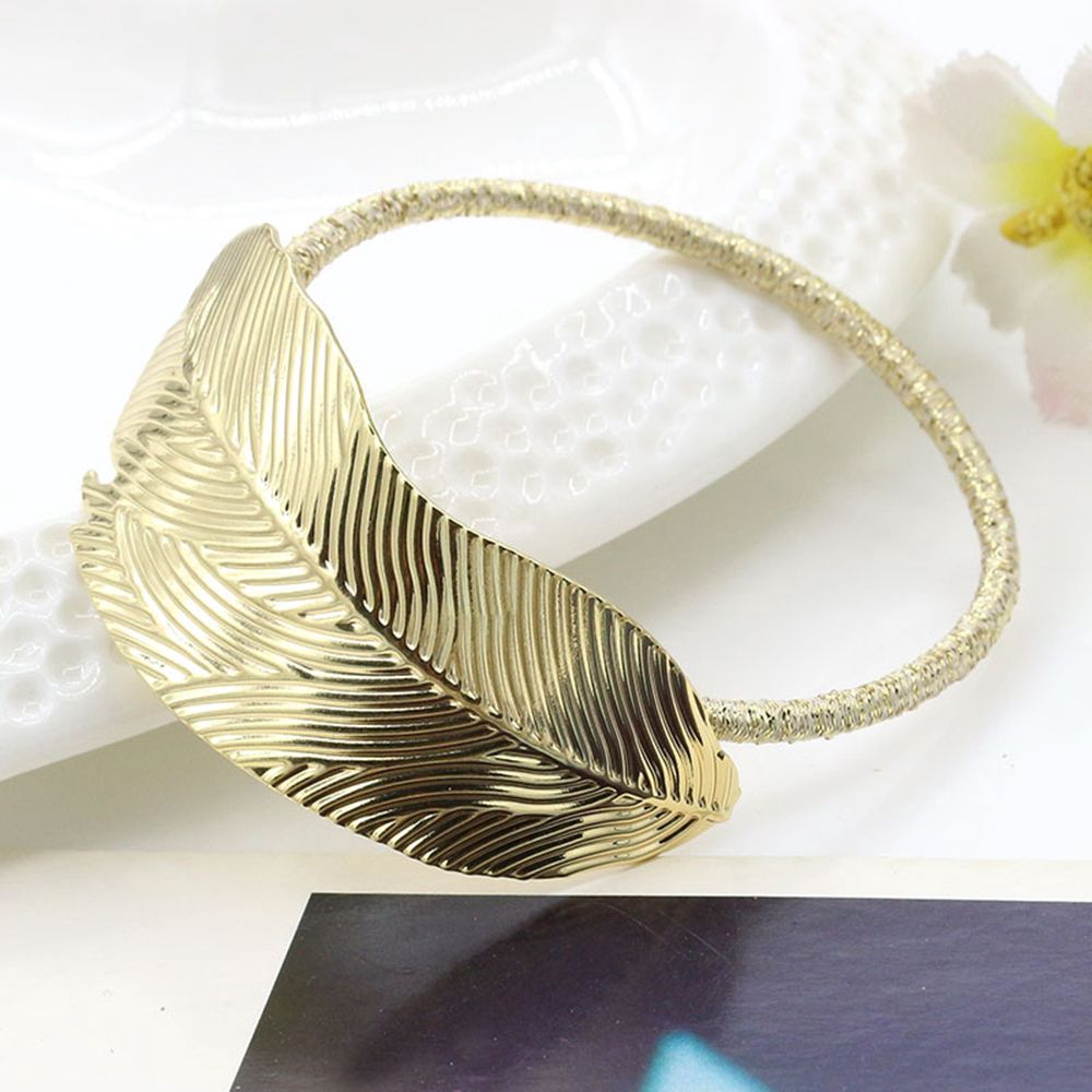 Dây cột tóc hình chiếc lá xinh xắn