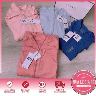 Áo chống nắng nữ dáng dài liền thân 2 lớp chính hãng gu