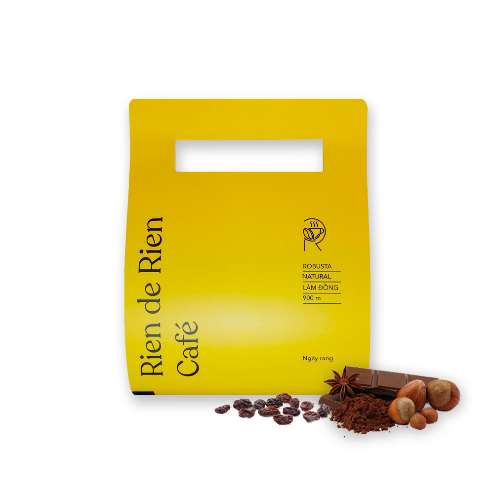 Cà phê Robusta Organic Cân bằng vị ngọt, chua nhẹ, sơ chế khô