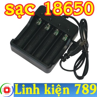 Sạc 4 pin 18650 1200mA tự ngắt khi đầy - Linh Kiện 789