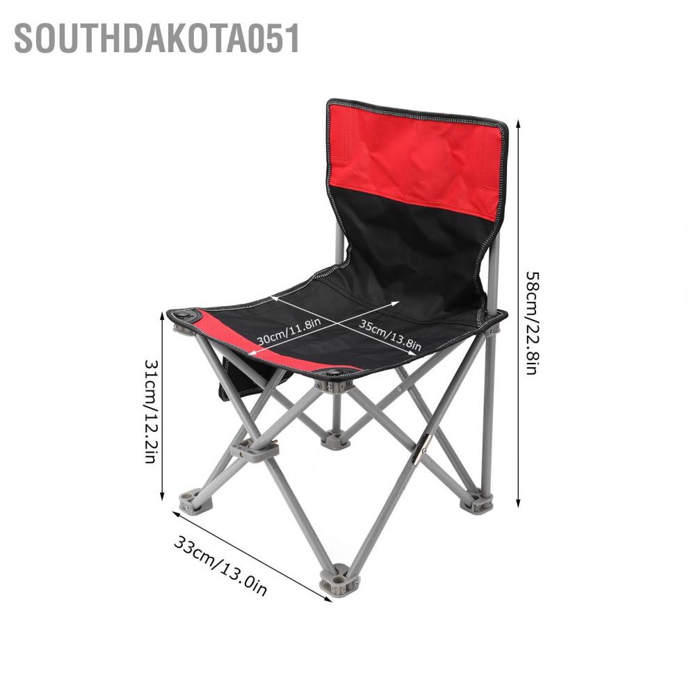 [Hàng Sẵn] Ghế câu cá - Ghế dã ngoại Cắm trại Gấp gọn di động tiện lợi với Túi【Southdakota051】