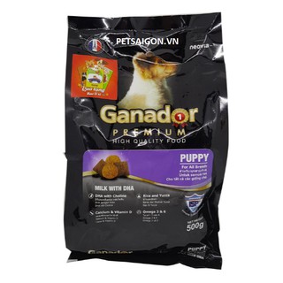 Thức Ăn Cho Chó Con Ganador Puppy Vị Sữa Gói 400g