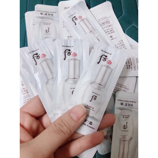 Tinh dầu trắng da giảm thâm sạm da Đông Y Whoo Whitening Essence 1ml combo 10gói 40k | BigBuy360 - bigbuy360.vn
