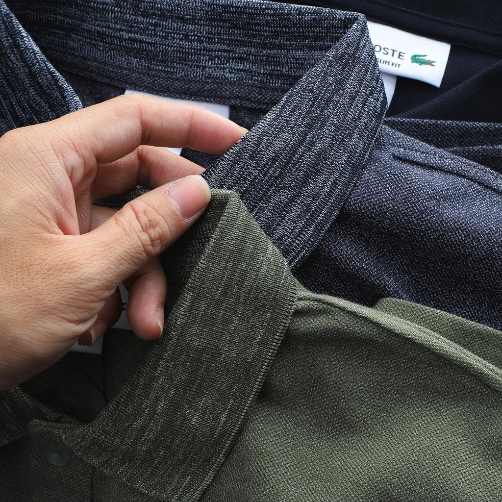 Áo POLO LCST nam ngắn tay cổ bẻ vải cotton co dãn 4 chiều, thấm hút mồ hôi, chống nhăn, thoáng mát-Hàng VNXK