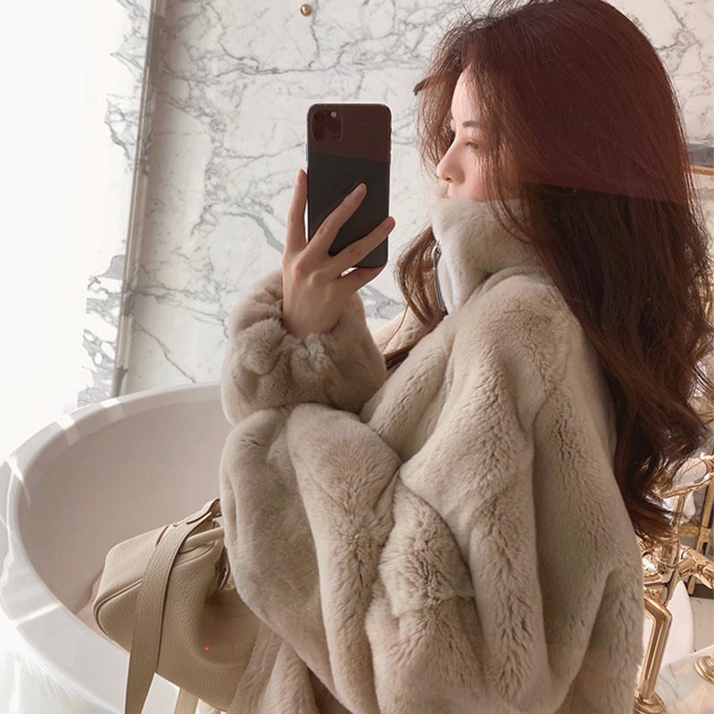 Áo khoác lông nhung mịn có mũ dày dặn loại 1 Quảng Châu