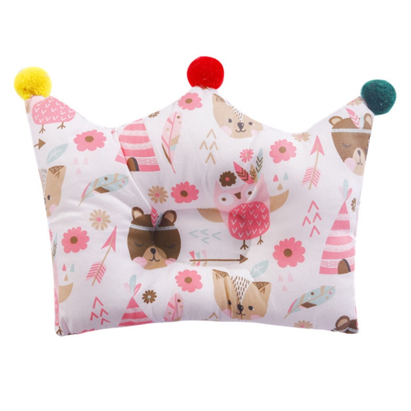 Gối Ngủ Chống Bẹp Đầu Họa Tiết Hoạt Hình Dễ Thương Cho Bé